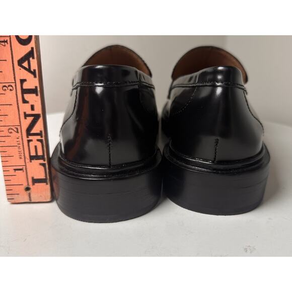 Madewell The Vernon Loafer True Black Sz 8.5 Worn 1X Preppy Career Academia Chic - Picture 9 of 16